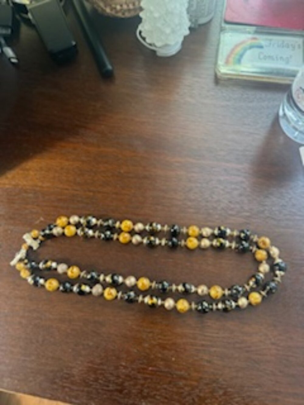 Necklace Vintage 60's beaded necklace